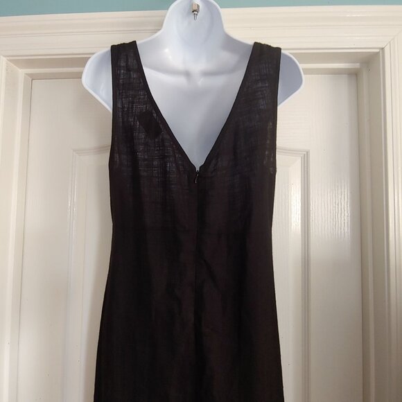 Asos Flax Blend Baby Doll Sleeveless Witchy FairyGoth Vamp Maxi Dress 8 - Picture 8 of 11